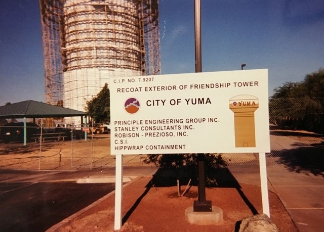 Yuma Tank Sign